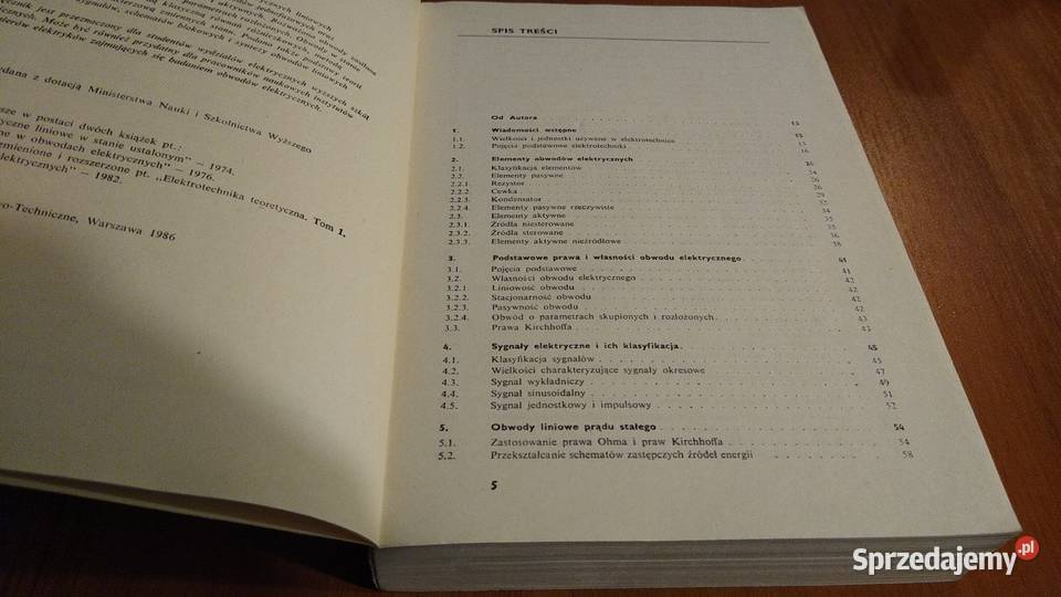 Teoria obwodów elektrycznych Bolkowski sprzedam
