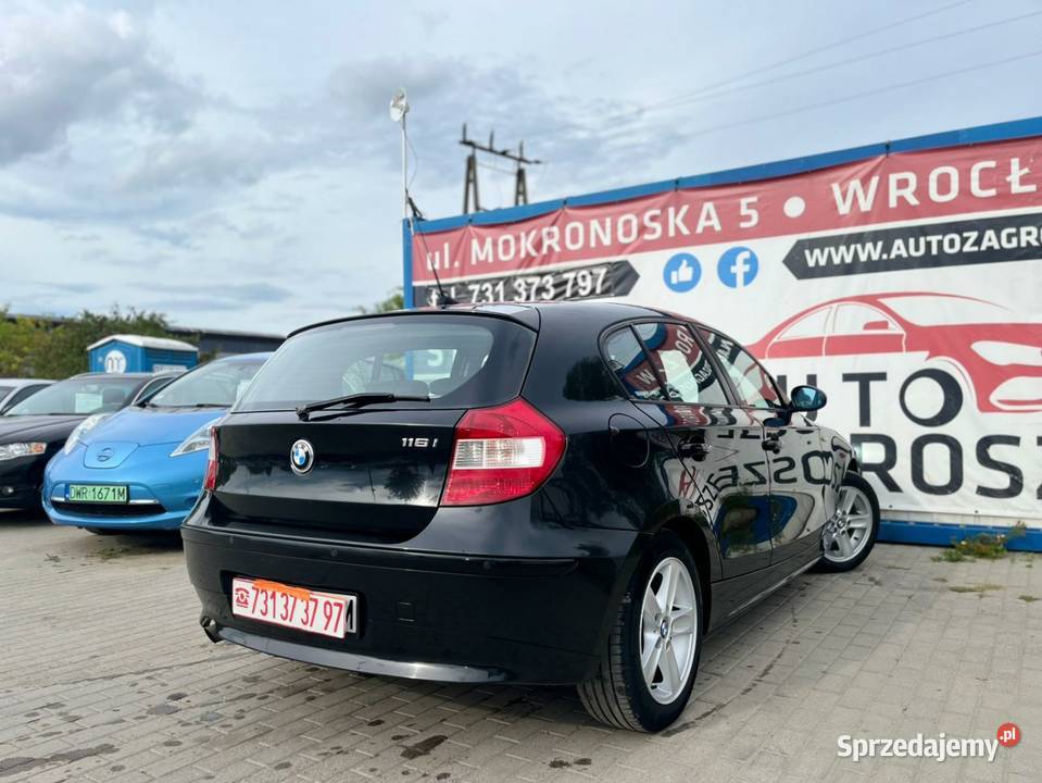 BMW 116i 16 Benzyna 2005 Klimatyzacja Alufelgi 5 benzyna Motoryzacja sprzedam