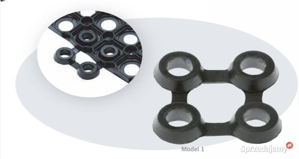 Wycieraczka gumowa ażur DOMINO PLASTER MIODU Mińsk Mazowiecki