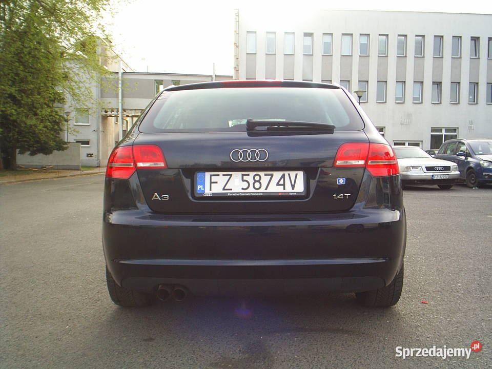 Audi A3 125 Niski przebieg 135340 BEZWYPADKOWY elektrochrom. lusterko wst. lubuskie Zielona Góra