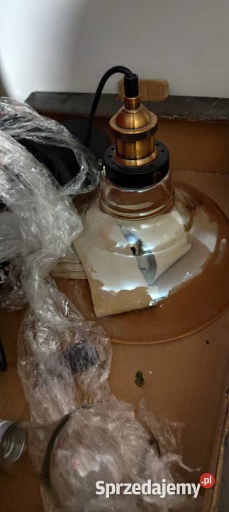 Lampa wisząca industrial z kinkietami Biała Podlaska