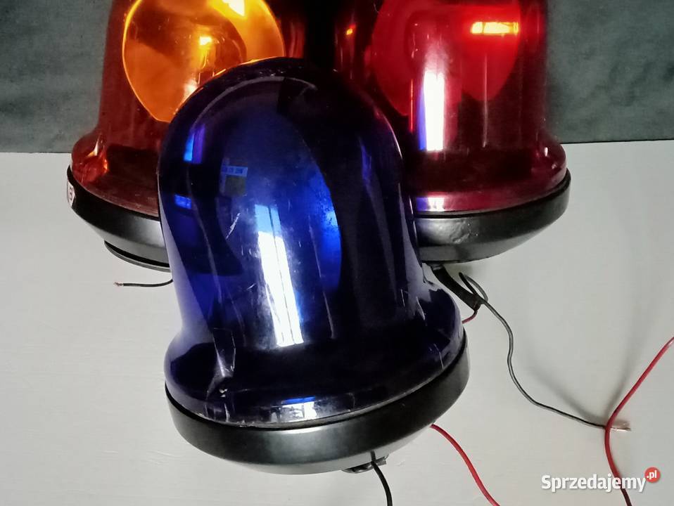 Lampa LBO10 Elektra kogut PRL 3 koguty milicja Gliwice
