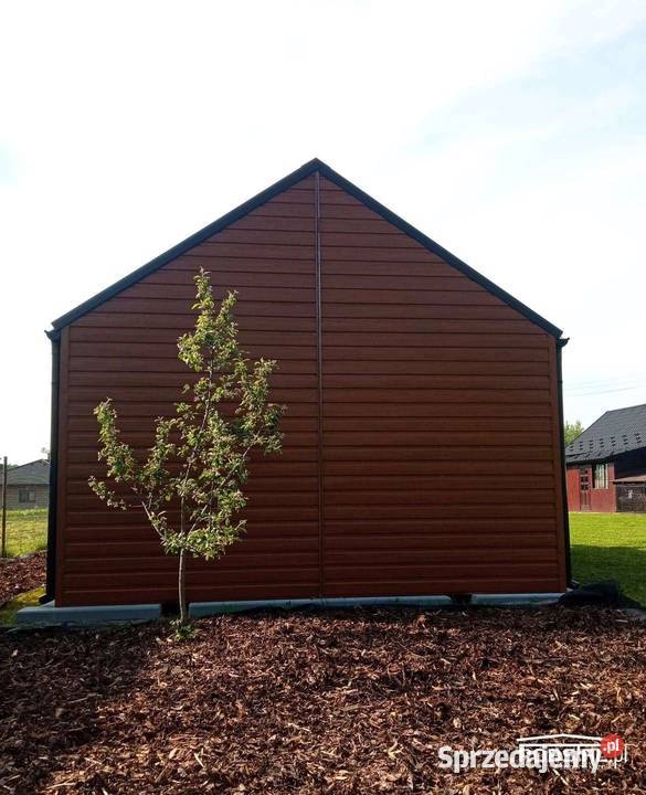 Garaż 4x6 BlachodachówkaBlacha Drewnopodobna samodzielny Środa Wielkopolska sprzedam