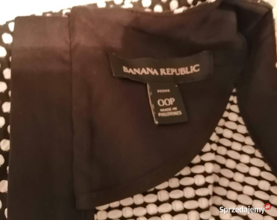 sukienka Banana Republic rozmiar S w białoczarne Rozmiar 36(S) Spódnice i sukienki sprzedam