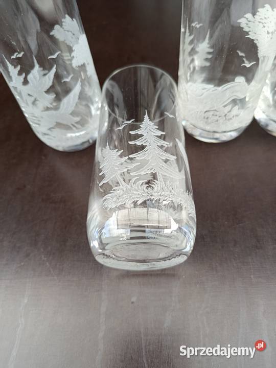 Szklanki z motywami zwierząt 4 Warszawa