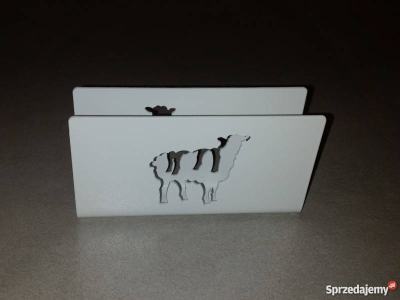 metalowy serwetnik baranek Leżajsk
