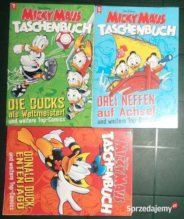 3x Micky Maus Taschenbuch Lustiges Kaczor Donald Rzeszów
