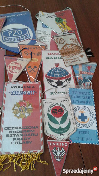 Stare proporczyki kolekcjonera PRL Koszalin