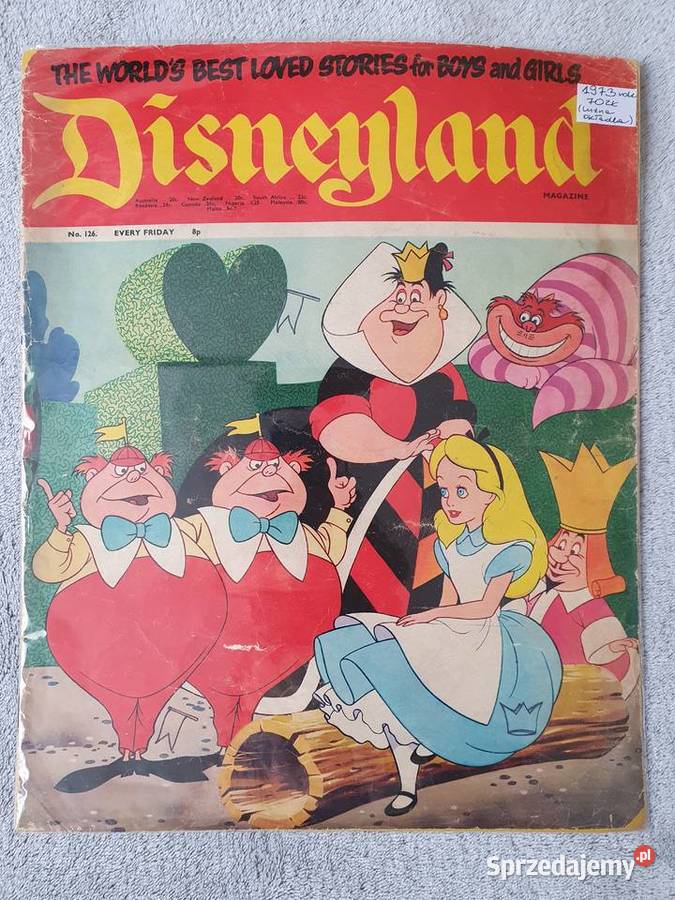 Disneyland 4 komiksy w języku angielskim lata Gdynia