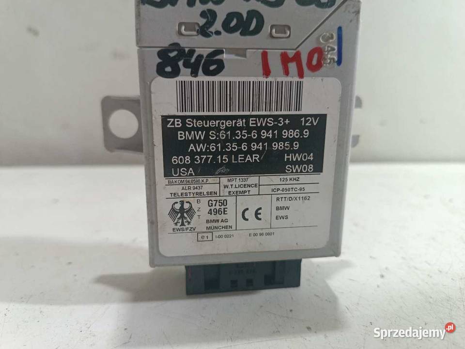 MODUŁ EWS BMW X3 E53 6941986 sprzedam