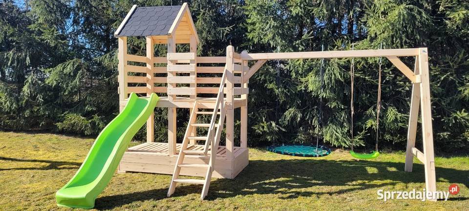 HUŚTAWKA PLAC ZABAW ALTANA WIATA TATAS Kijaszkowo