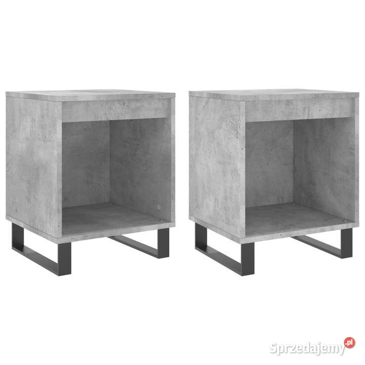 Szafki nocne 2 szarość betonu 40x35x50 WM830741 Nocne Nocne Warszawa sprzedam