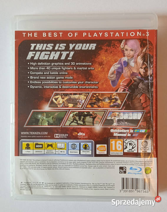 Playstation 3 Tekken 6 Essentials Namco Poznań