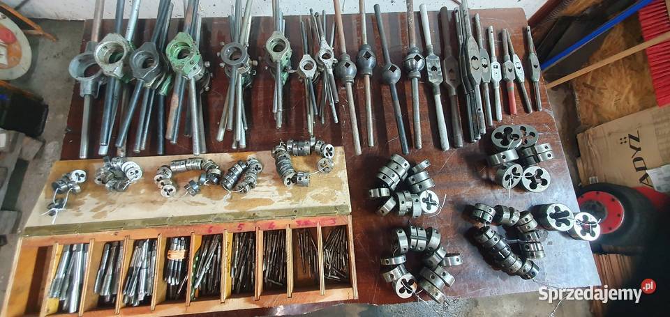 Narzynki Gwintowniki Oprawki Pokrętła sprzedam