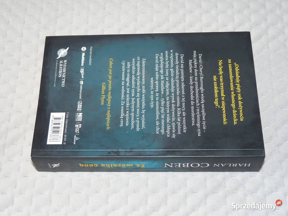 wszelką cenę Harlan Coben thriller małopolskie Kraków sprzedam