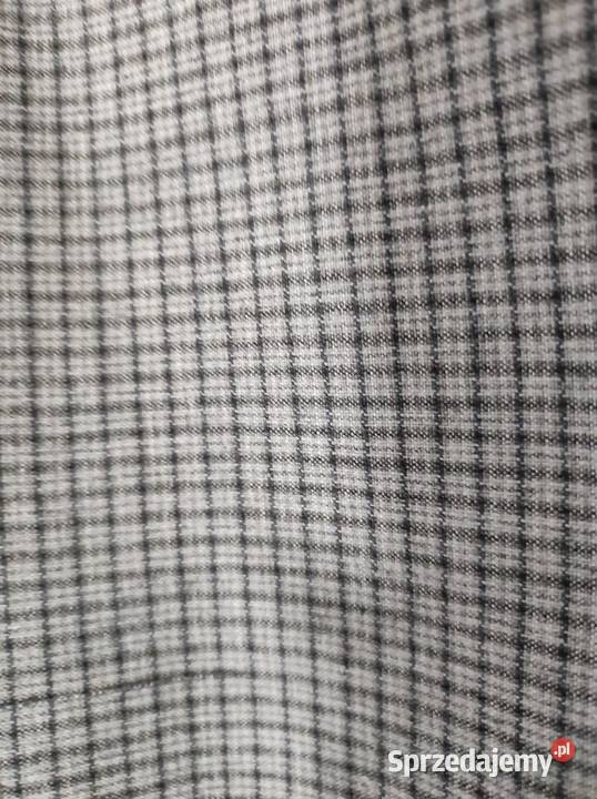 wizytowa męska koszula w kratkę bawełniana na świętokrzyskie Kielce