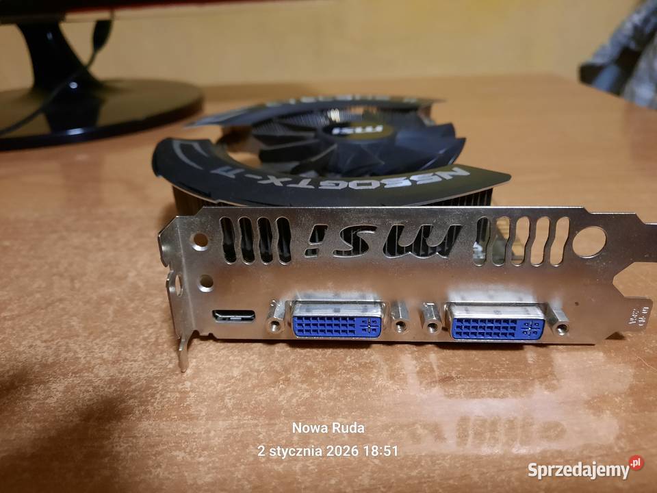 MSI NVIDIA GEFORCE GTX 550Ti DDR5 1 GB CycloneII sprzedam