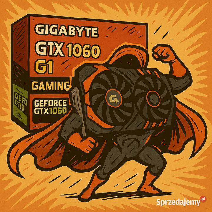 GIGABYTE GeForce GTX 1060 G1 GAMING 6GB GDDR5 Wrocław