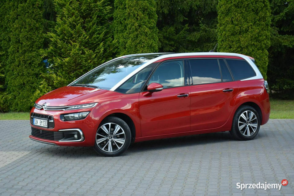 Citroen C4 Grand Picasso 7foteli Panorama Masaz kamera cofania Ostrów Mazowiecka