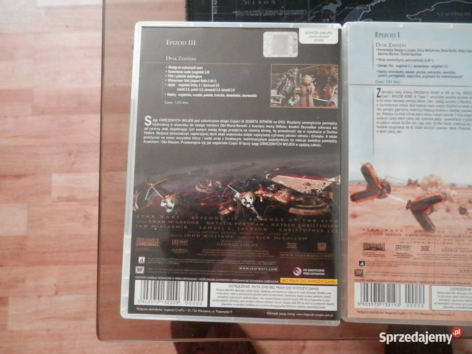 DVD STAR WARS 1 2 3 4 5 6 6 płyt dvd 3 i więcej Chojnice