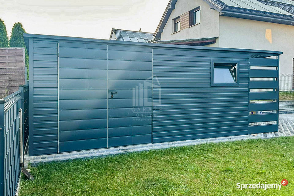 Schowek Domek Ogrodowy 45x2m Wiata 1m Brama Szczecinek