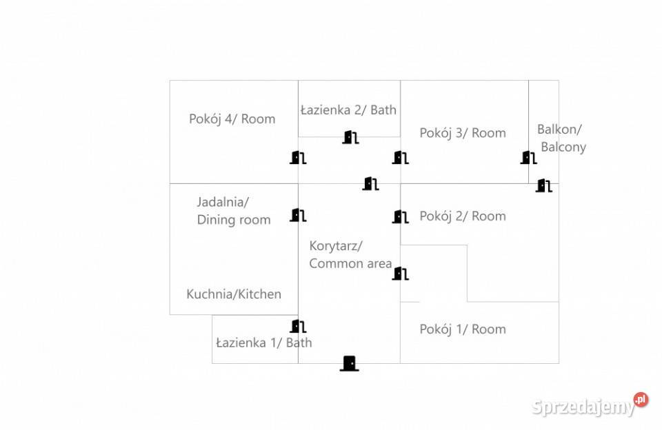 Bezpośrednio mieszkanie Umultowska 81m2 4pokoje Poznań