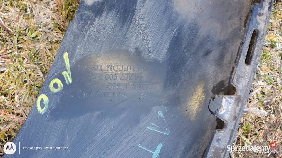 Dyfuzor dokładka zderzaka przód VW Touran lift Zderzaki Zderzaki Lubin
