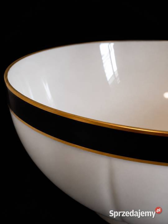 Elegancka porcelanowa misa salaterka manufaktury Porcelana i szkło Poddębice