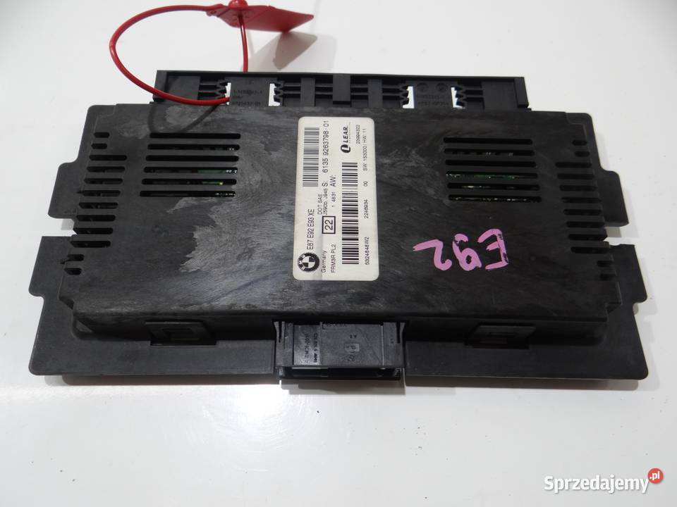 MODUŁ STEROWNIK ŚWIATEŁ BMW E90 E92 9263798 Strzyżewice