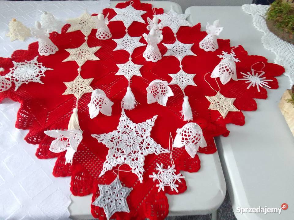 Gwiazda szydełkowa Święta choinką rękodzieło Boże Narodzenie Garbów sprzedam