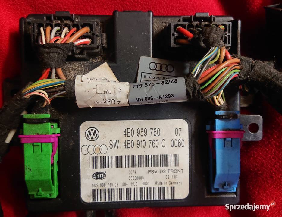 Modul fotela Audi A8 D3 Zabrze
