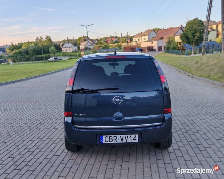 Opel Meriva A Lift 16 MPI 105 2009r Klimatyzacja kujawsko-pomorskie Brodnica