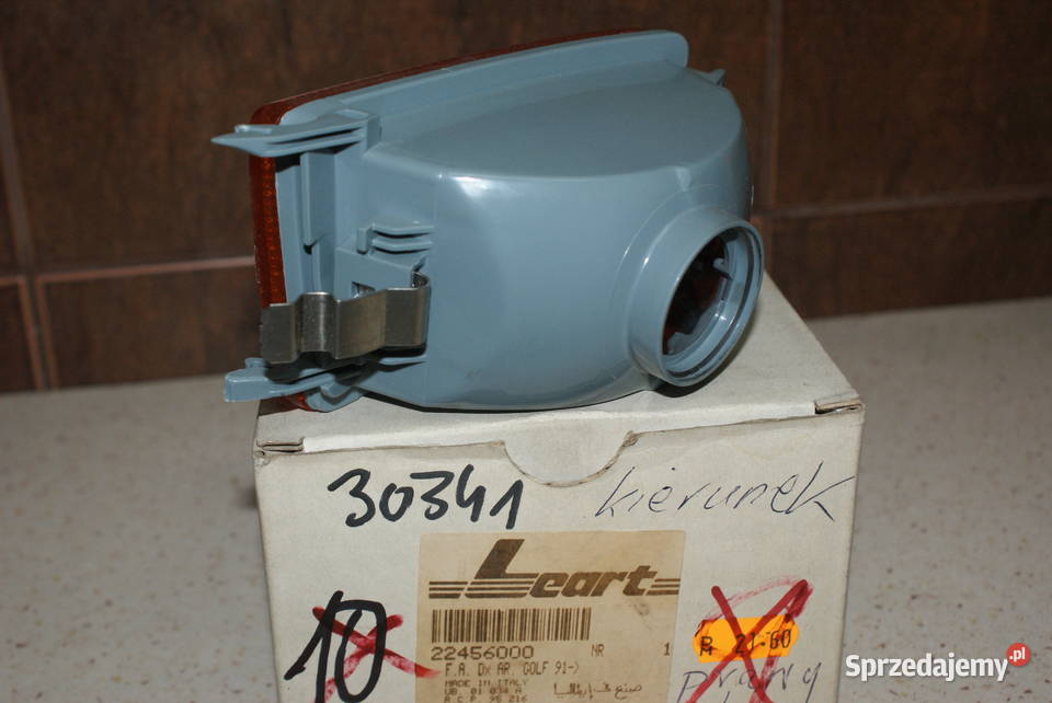 Lampa kierunkowskazu przód P pomarańczowy VW osobowe Pozostałe