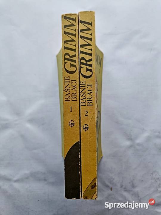 Baśnie Braci Grimm t1 i t2 Rok wydania 1986 Książki dla dzieci pomorskie Gdynia