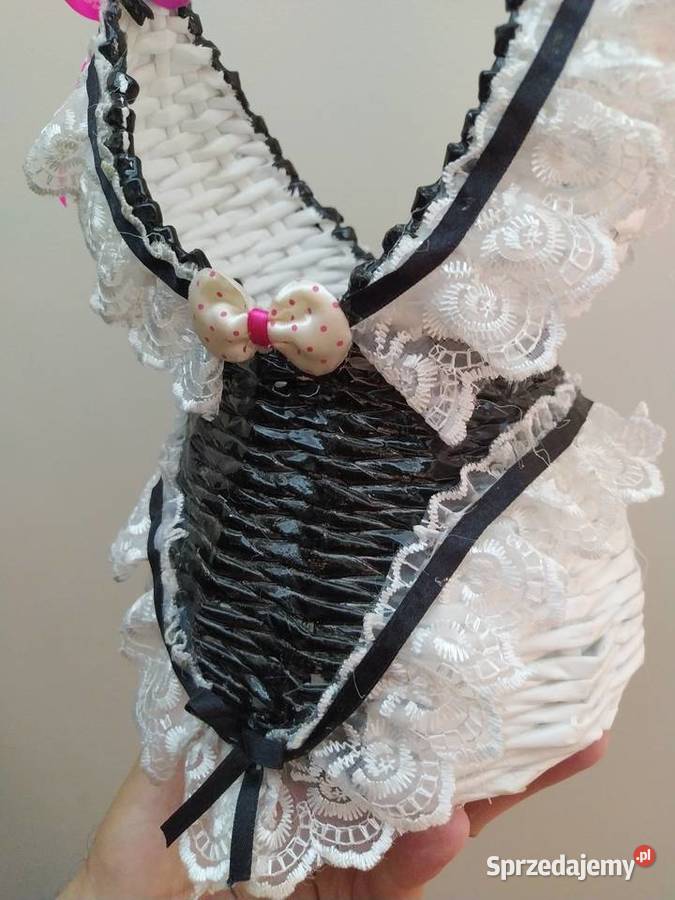 Kosz koszyk koszyczek rękodzieło prezentowy na Rękodzieło Kraków