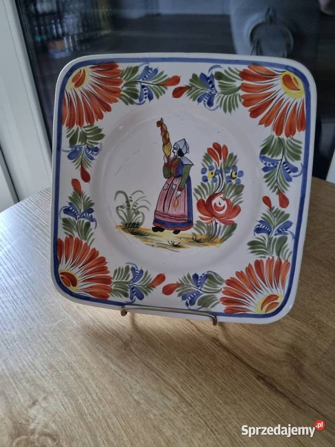 Talerz Dekoracyjny Ozdobny Kolekcjonerski Antyki, Sztuka, Kolekcje Wola Podłężna