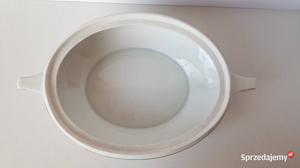 Porcelanowa sosjerka i mała waza OHME porcelana Dąbrowa Górnicza