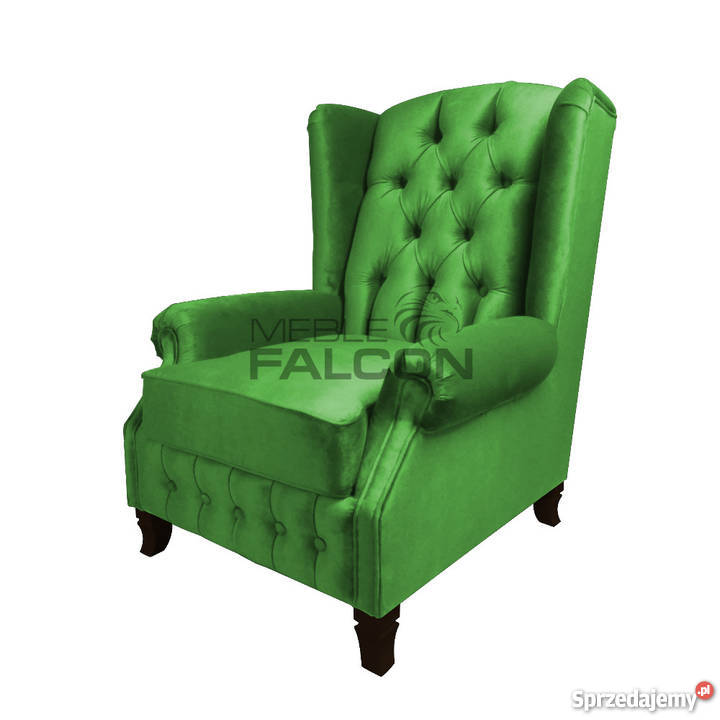 Pikowany fotel Chesterfield Edmonton PRODUCENT Fotele i pufy mazowieckie