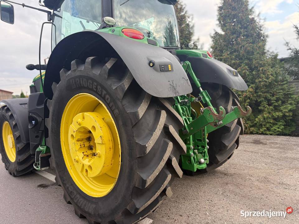 John Deere 6215 7600mth 2017 GPS opony 95 przód Nowa Ruda