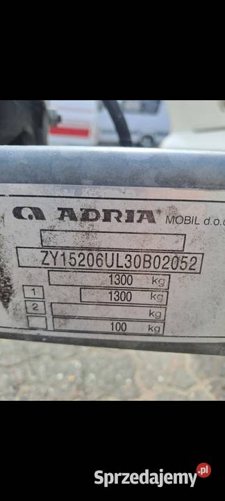 Przyczepka kempingowa Adria 502 Rok produkcji 2006 zachodniopomorskie