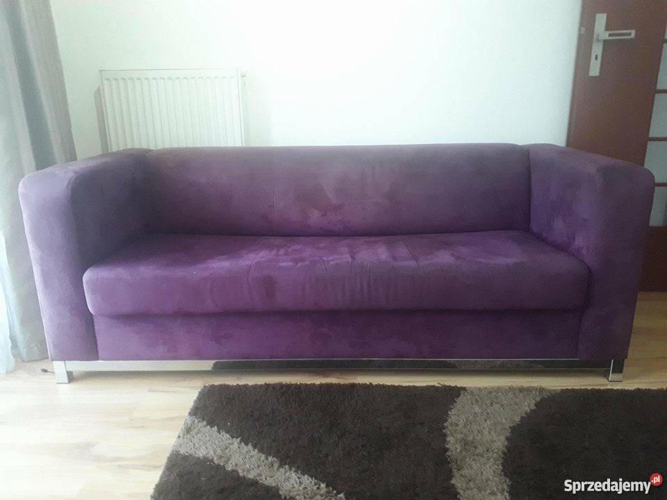 Sprzedam sofę fioletową dwuosobową MODENA GAWIN 70cm małopolskie Kraków
