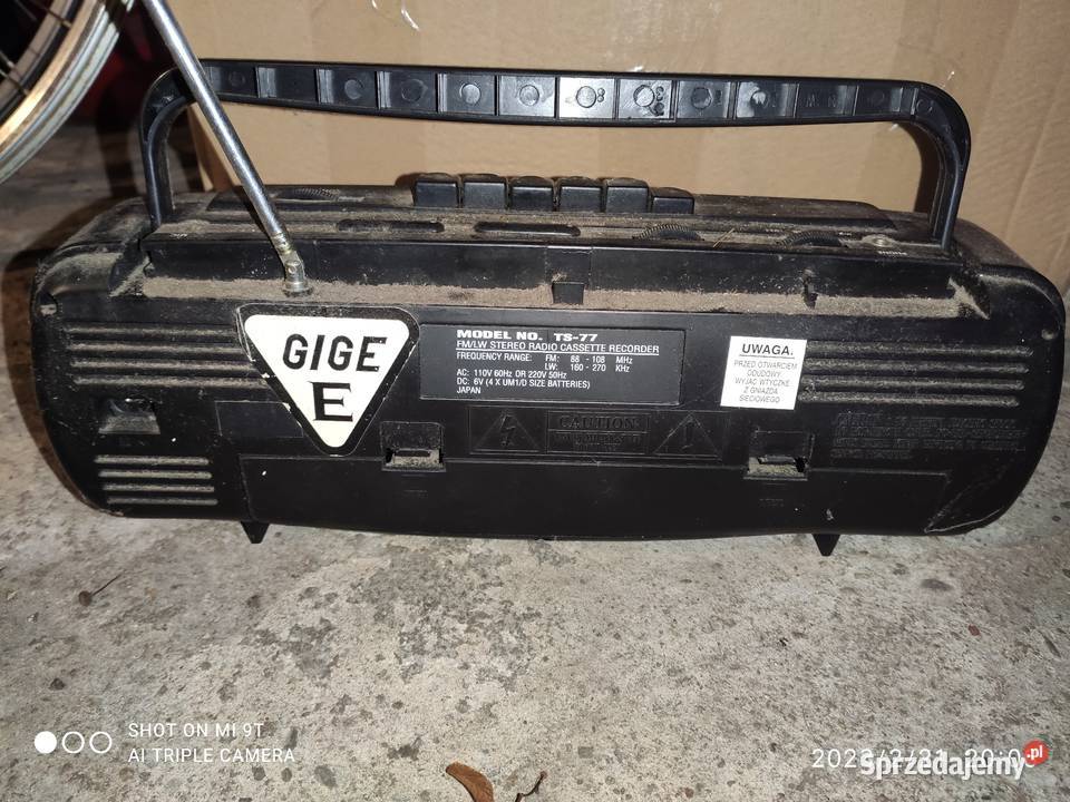 Radio radioodtwarzacz magnetofonowy Kołobrzeg sprzedam