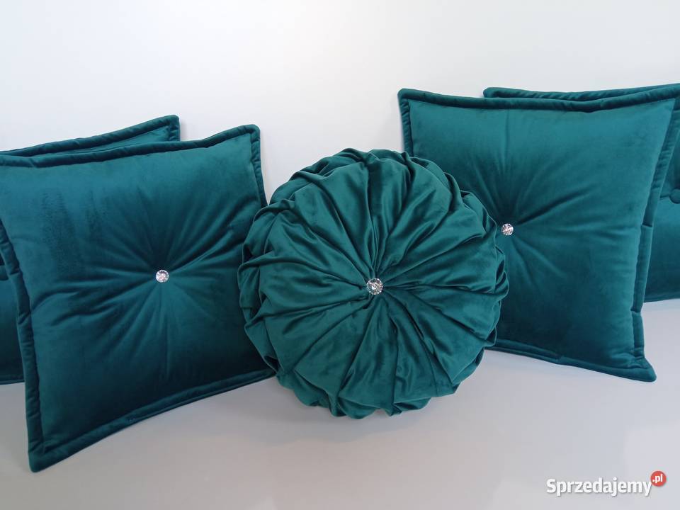 Zestaw poduszek velvet z kryształami swarovski