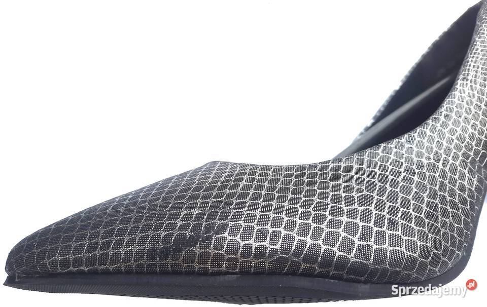 38 JD Williams Szpilki metaliczne 24 obcas 8 Gaszowice sprzedam