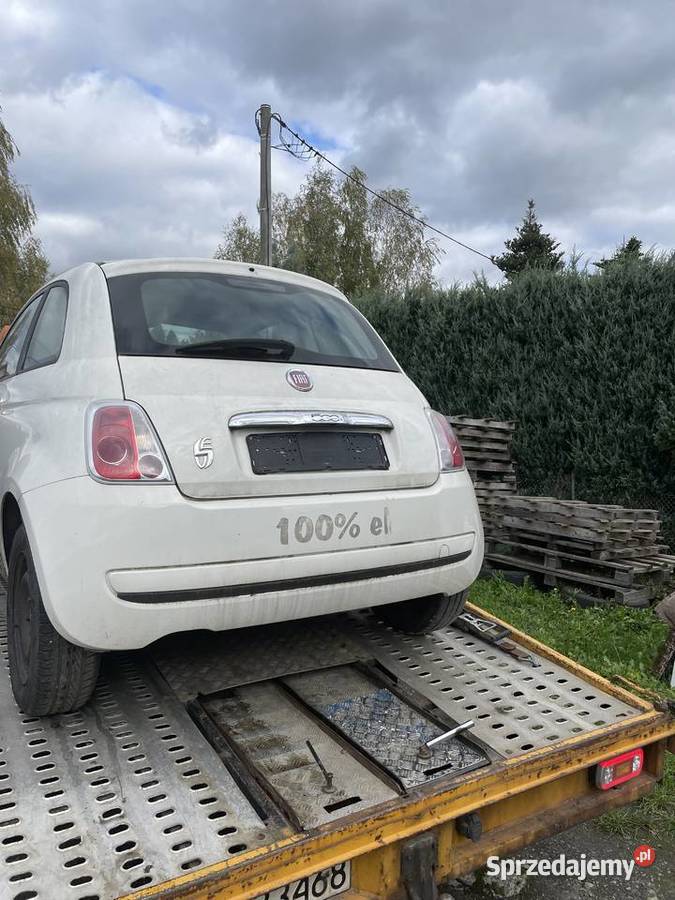 Fiat 500 elektryk w całości czesci Przeworsk