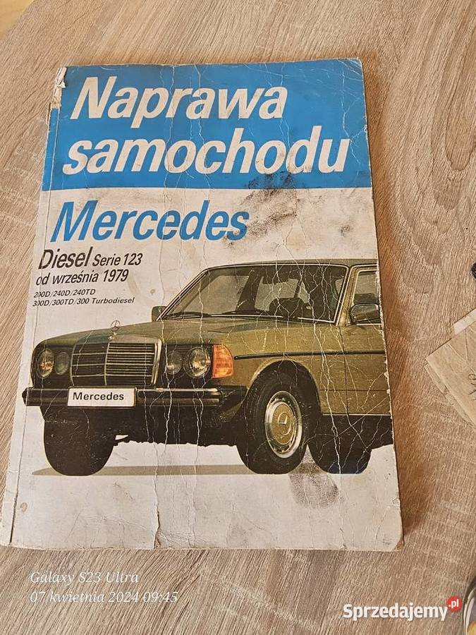 Książka Naprawa samochodu Mercedes W123