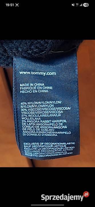 Sweter bez rękawów czarny Tommy Hilfiger stan Tommy Hilfiger Czaplinek