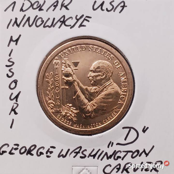 1 Dolar USA 2024 r Innowacje Missouri menDGeorg wielkopolskie Konin