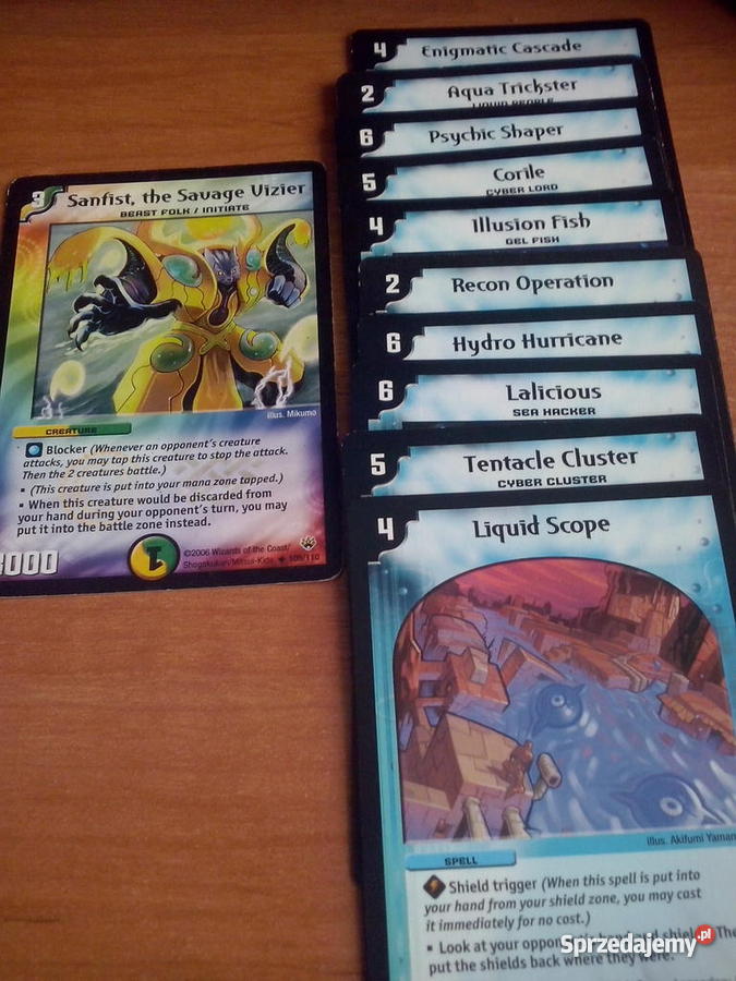 Karty Duel Masters metalowe pudełko Poznań