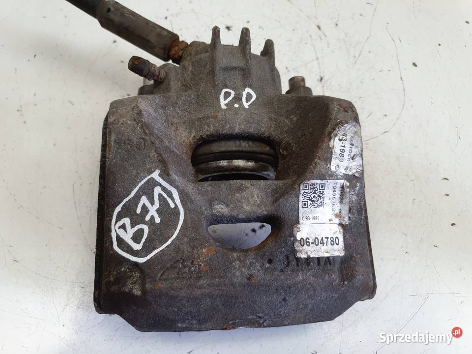 Peugeot Partner I PRZEDNI ZACISK HAMULCOWY prawy osobowe lubelskie Rudka